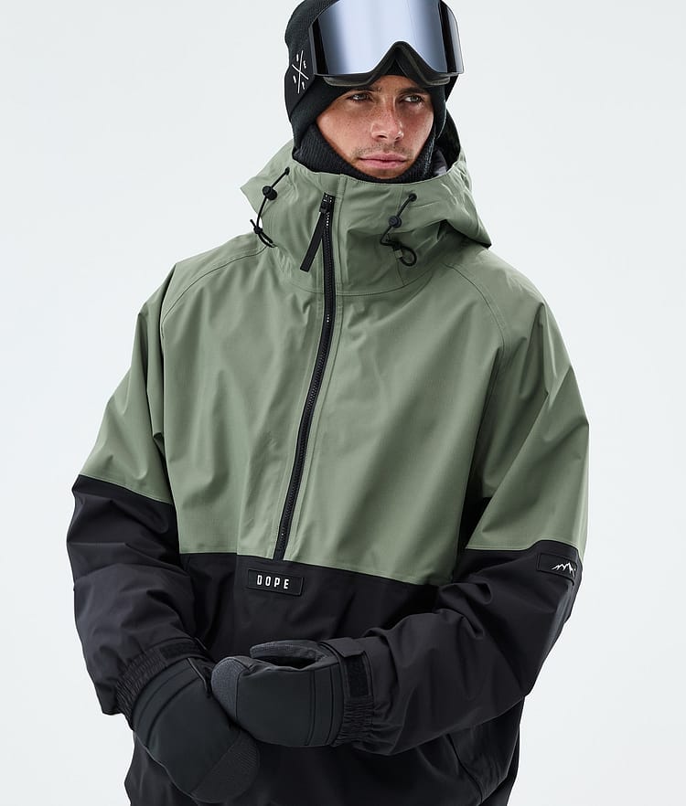 Dope Arnok Snowboardjacka Herr Moss Green/Black, Image 4 of 8