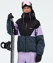 Dope Spartan W Snowboardjacka Dam Sport Black/Faded Violet/Metal Blue