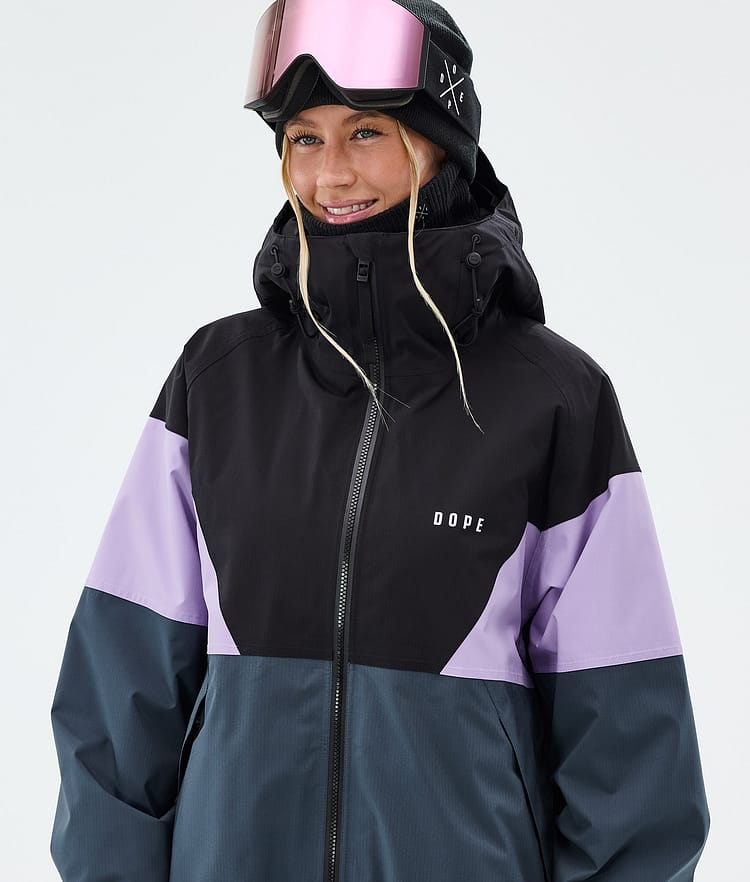 Dope Spartan W Skidjacka Dam Sport Black/Faded Violet/Metal Blue, Image 4 of 8