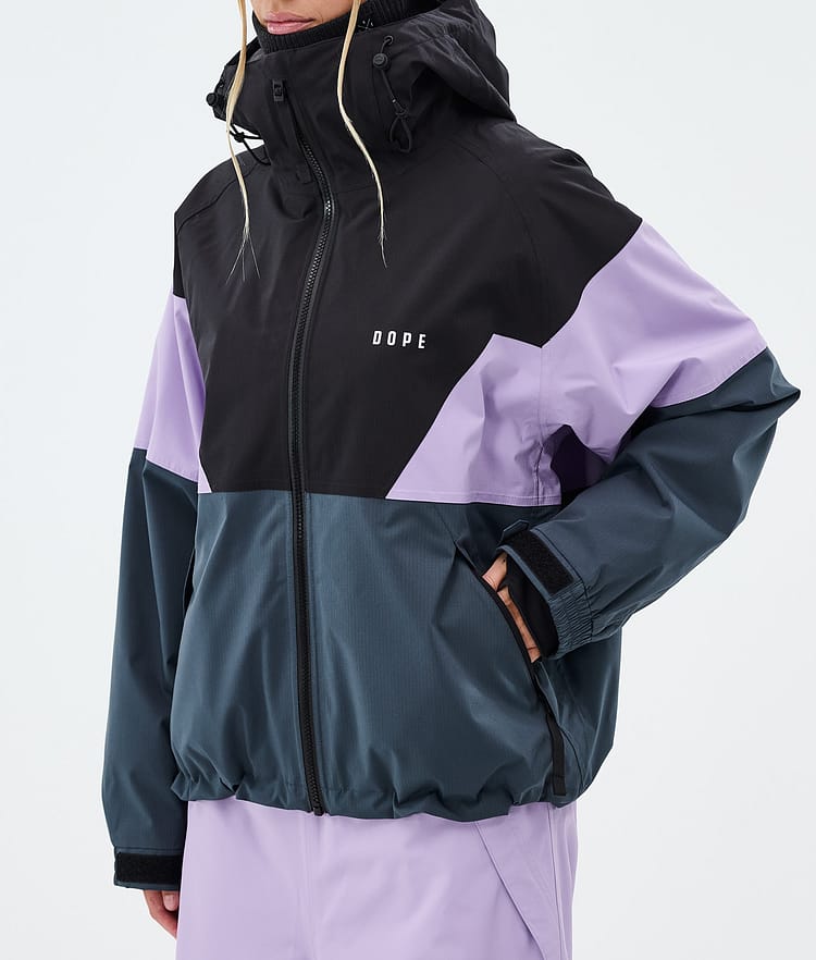 Dope Spartan W Skidjacka Dam Sport Black/Faded Violet/Metal Blue, Image 7 of 8