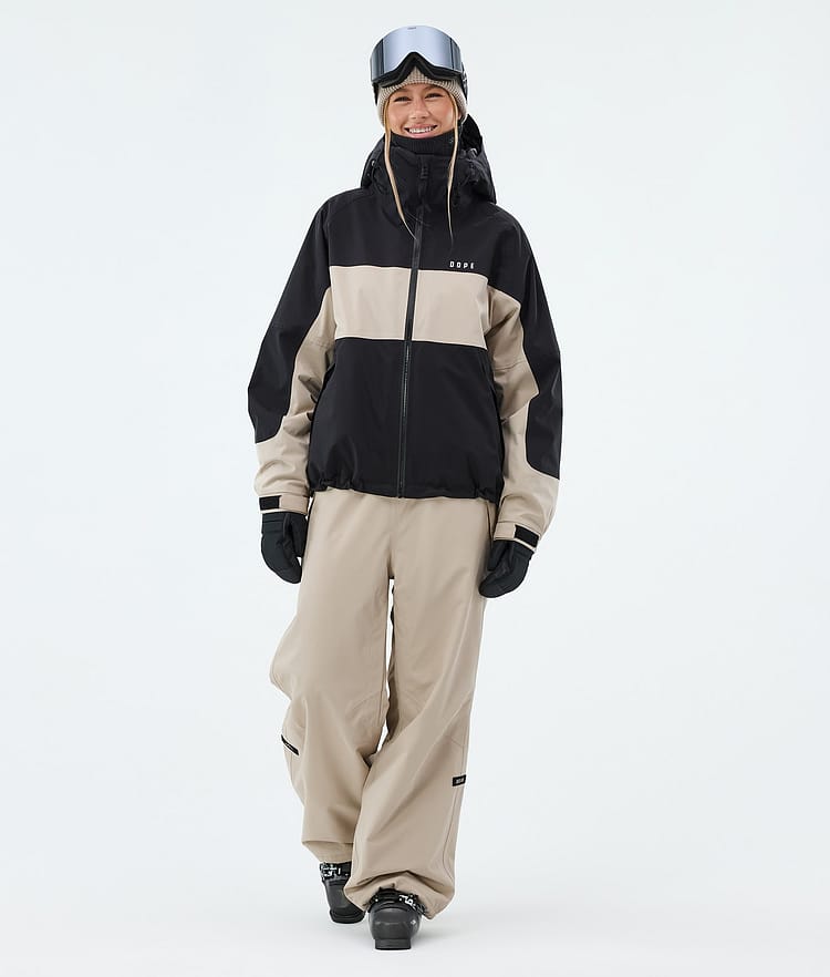 Dope Spartan W Skidjacka Dam Stripe Black/Sand, Image 2 of 8