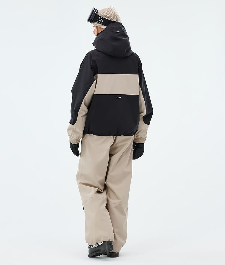 Dope Spartan W Skidjacka Dam Stripe Black/Sand, Image 3 of 8