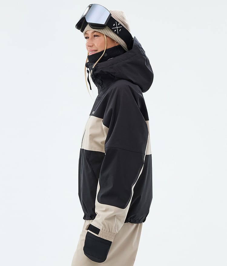 Dope Spartan W Skidjacka Dam Stripe Black/Sand, Image 5 of 8