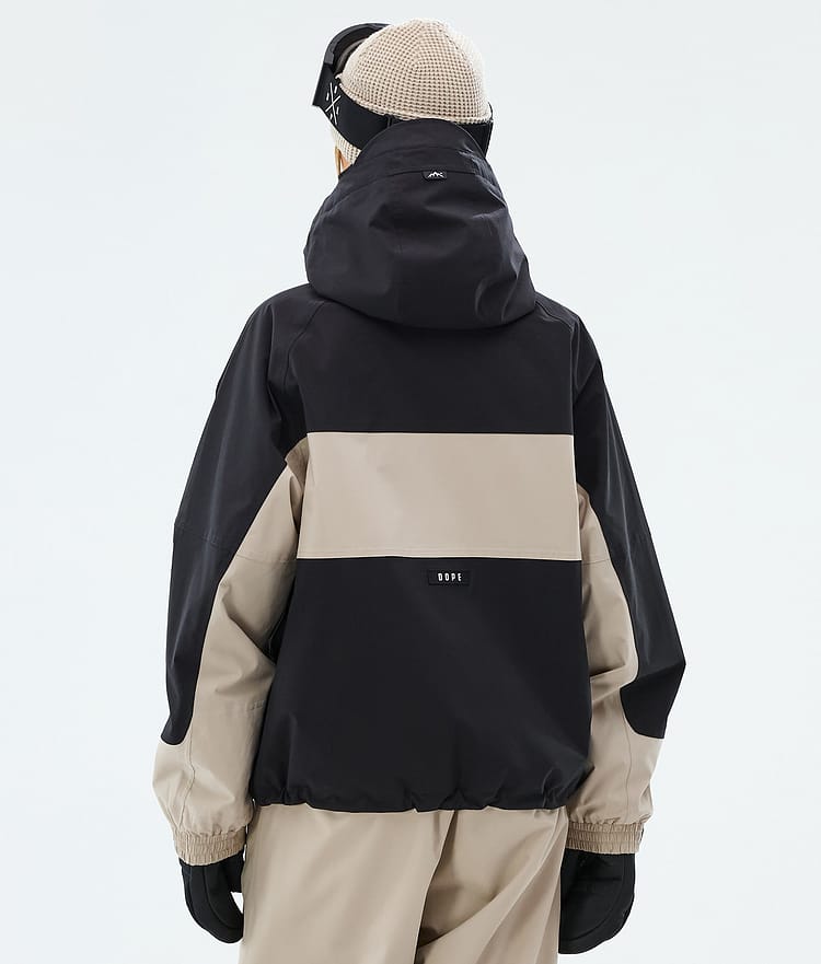 Dope Spartan W Skidjacka Dam Stripe Black/Sand, Image 6 of 8