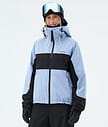 Dope Spartan W Snowboardjacka Dam Stripe Light Blue/Black