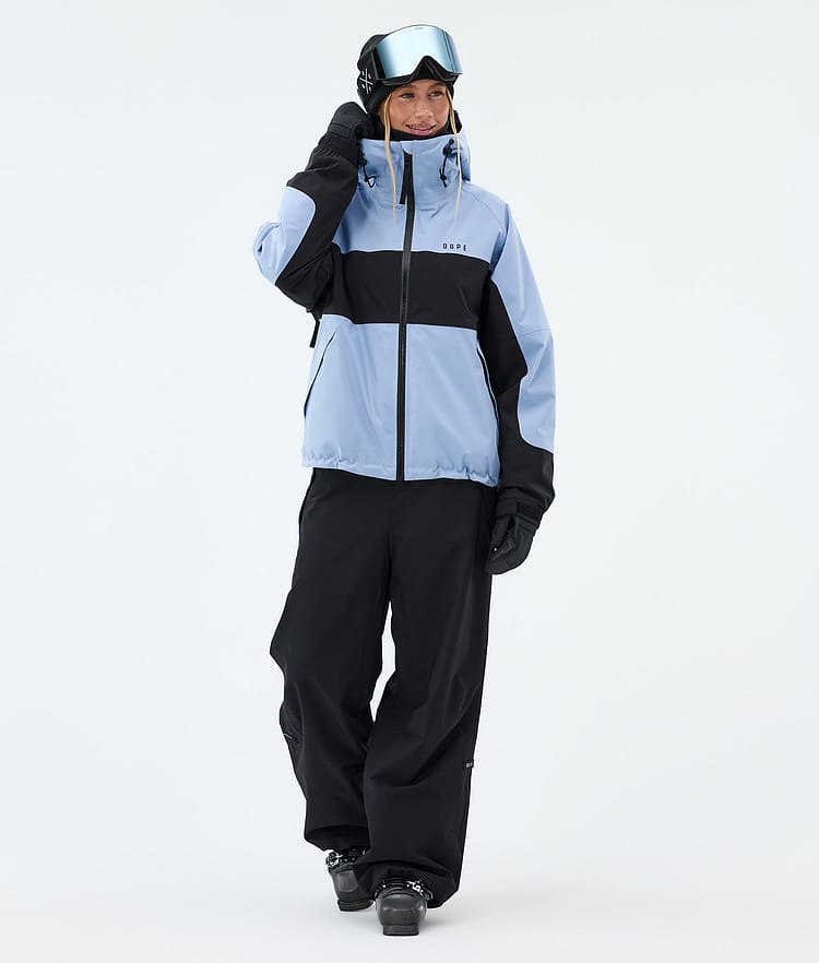 Dope Spartan W Skidjacka Dam Stripe Light Blue/Black, Image 2 of 8