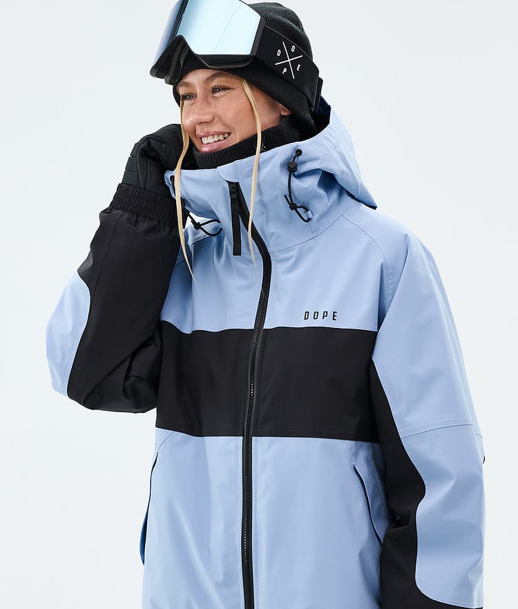 Dope Spartan W Skidjacka Dam Stripe Light Blue/Black, Image 4 of 8