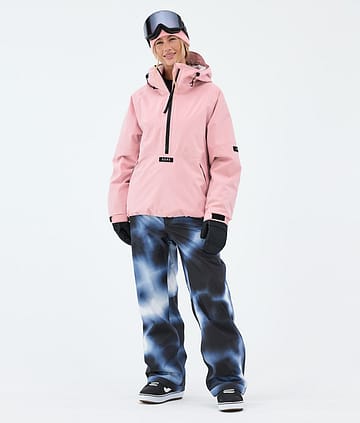 Dope Apex W Snowboardoutfit Soft Pink/Dark Blue Tiedye