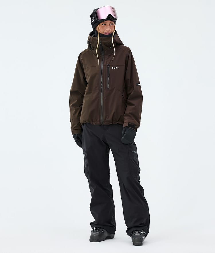 Dope Apex W Skidjacka Dam Dark Brown, Image 2 of 9