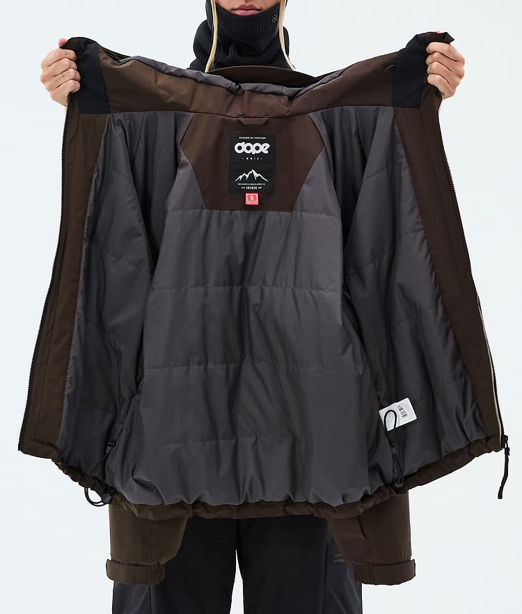 Dope Apex W Skidjacka Dam Dark Brown, Image 9 of 9