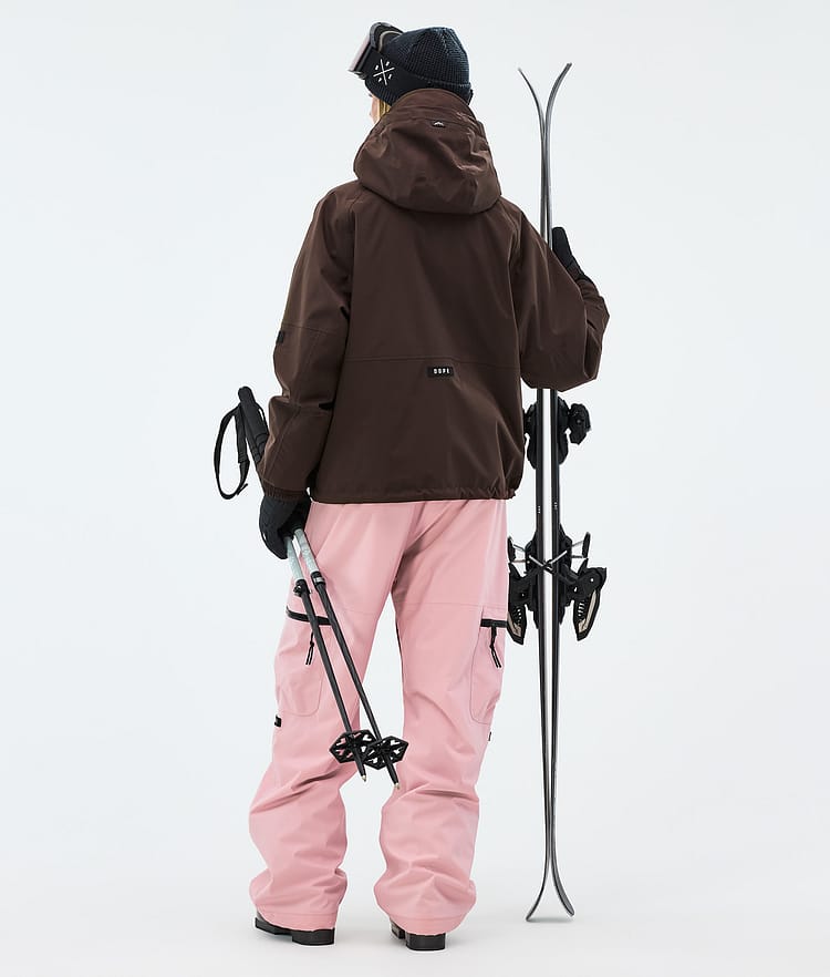Dope Apex W Skidoutfit Dam Dark Brown/Soft Pink, Bild 2 av 2