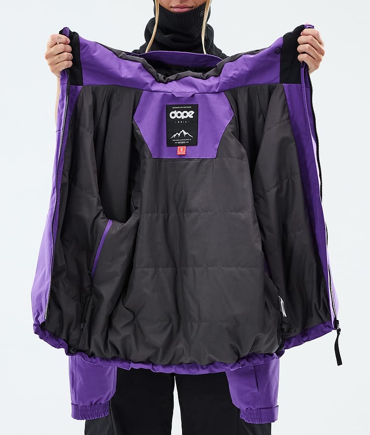 Dope Apex W Skidjacka Dam Vivid Purple, Image 9 of 9