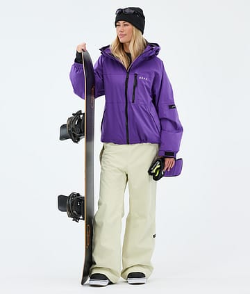 Dope Apex W Snowboardoutfit Vivid Purple/Dirty White