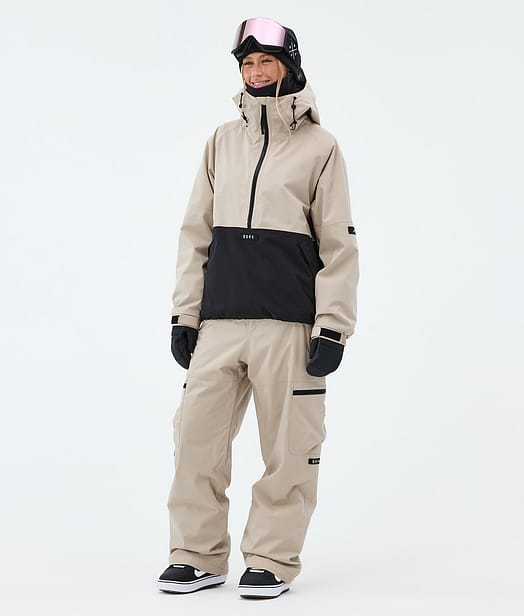 Dope Arnok W Snowboardoutfit Sand/Black