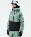Dope Arnok W Snowboardjacka Dam Faded Green/Black