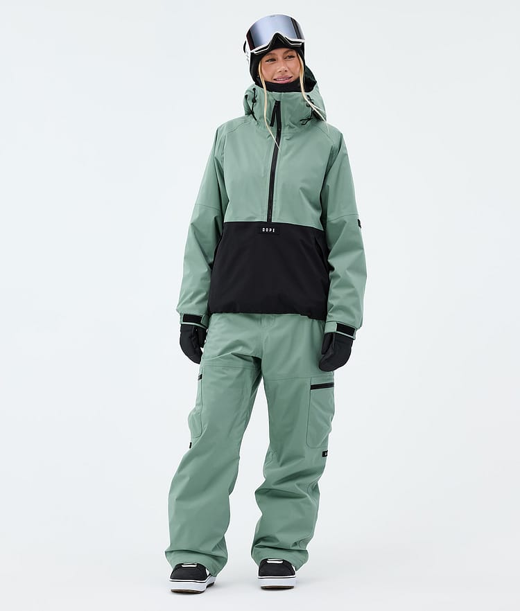 Dope Arnok W Snowboardjacka Dam Faded Green/Black, Image 2 of 8