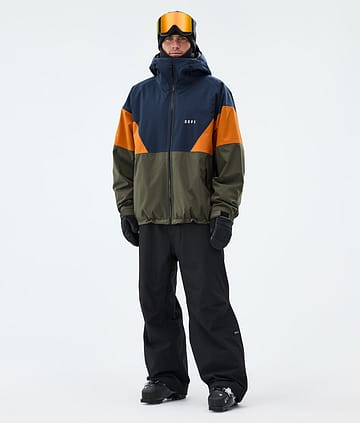 Dope Spartan Skidoutfit Dark Blue/Burned Orange/Olive Green/Black