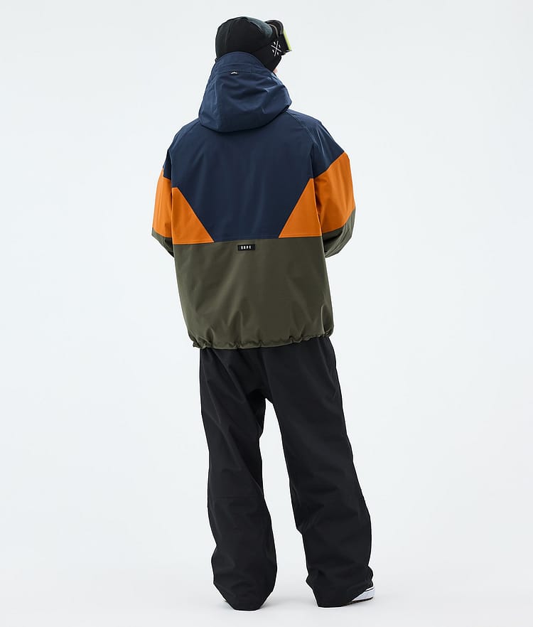 Dope Spartan Snowboardoutfit Herr Dark Blue/Burned Orange/Olive Green/Black, Image 2 of 2
