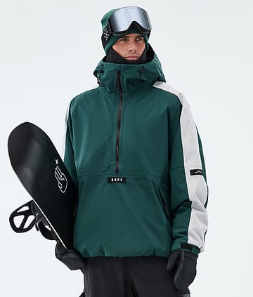 Dope Arnok Snowboardjacka Track Bottle Green/Light Grey
