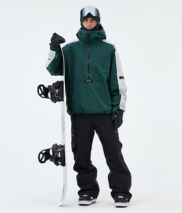 Dope Arnok Snowboardoutfit Bottle Green/Light Grey/Black