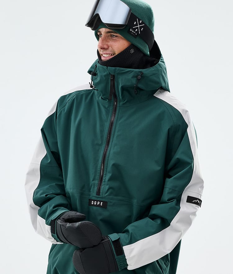 Dope Arnok Snowboardjacka Herr Track Bottle Green/Light Grey, Image 4 of 8
