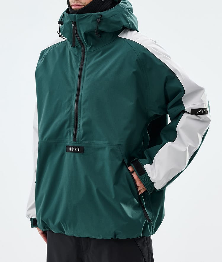 Dope Arnok Snowboardjacka Herr Track Bottle Green/Light Grey, Image 7 of 8