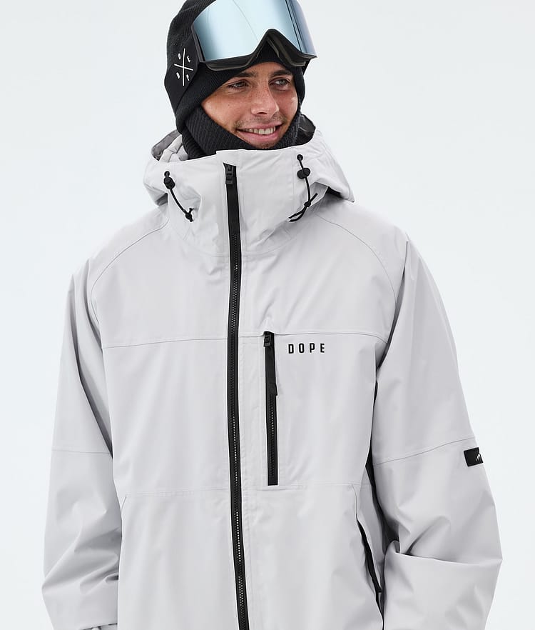 Dope Apex Snowboardjacka Herr Light Grey, Image 4 of 9