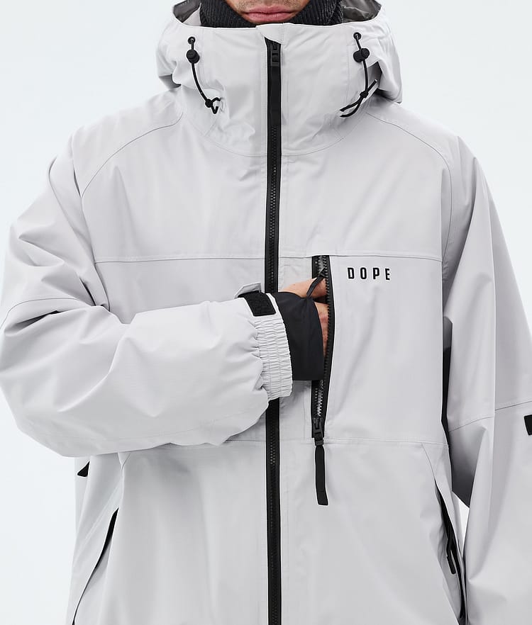 Dope Apex Skidjacka Herr Light Grey, Image 8 of 9
