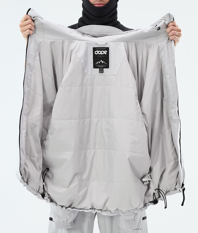 Dope Apex Snowboardjacka Herr Light Grey, Image 9 of 9