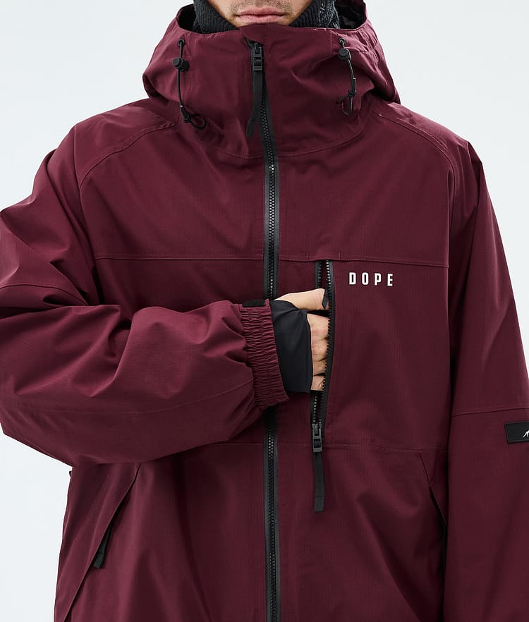 Dope Apex Snowboardjacka Herr Burgundy, Image 8 of 9