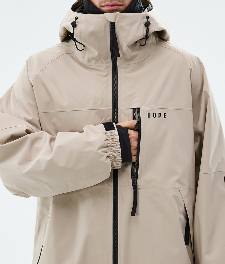 Dope Apex Snowboardjacka Herr Sand, Image 8 of 9