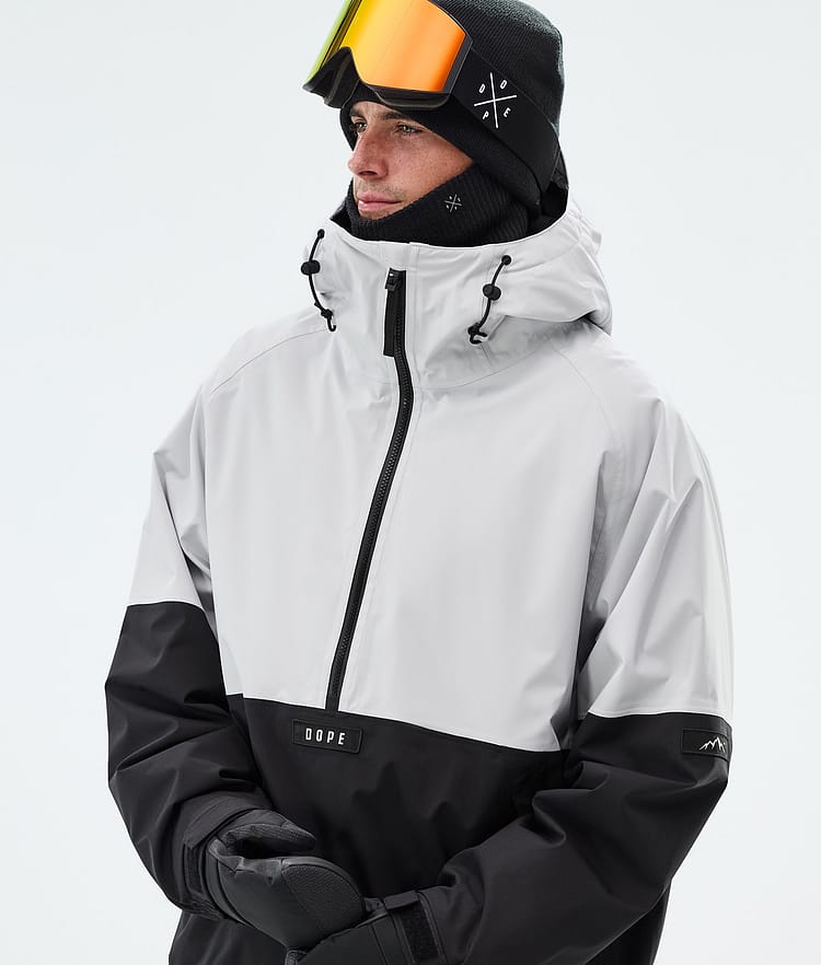 Dope Arnok Snowboardjacka Herr Light Grey/Black, Image 4 of 8