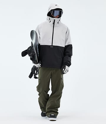 Dope Arnok Snowboardoutfit Light Grey/Black/Olive Green