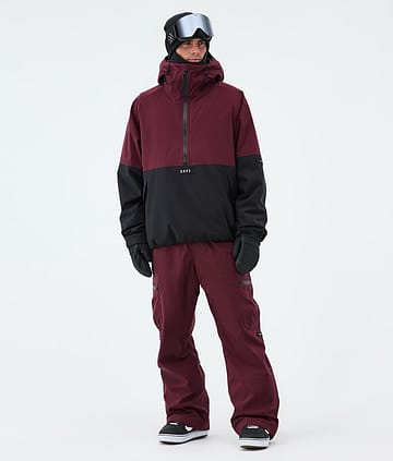 Dope Arnok Snowboardoutfit Burgundy/Black