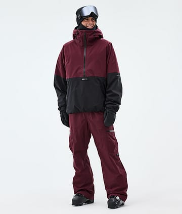 Dope Arnok Skidoutfit Burgundy/Black