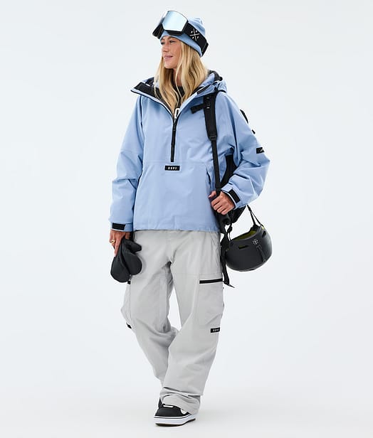 Dope Arnok W Snowboardoutfit Light Blue/Light Grey