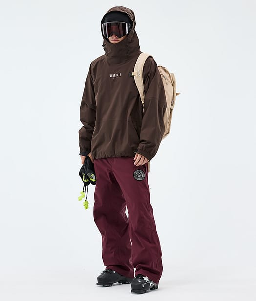 Dope Halo Skidoutfit Dark Brown/Burgundy