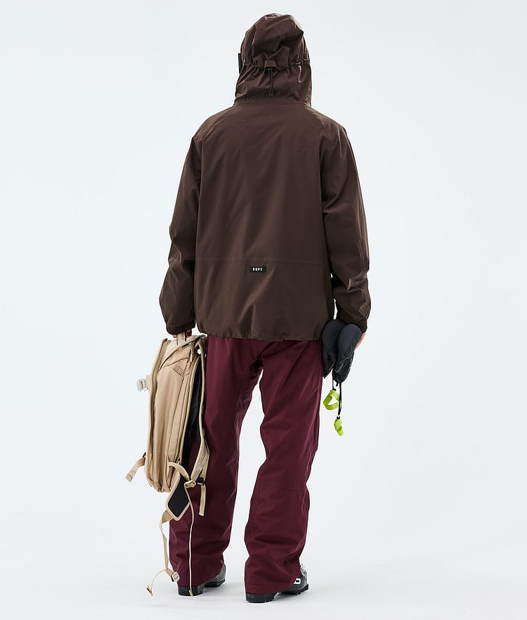 Dope Halo Skidoutfit Herr Dark Brown/Burgundy, Image 2 of 2