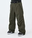 Dope Big Snowboardbyxa Herr Olive Green