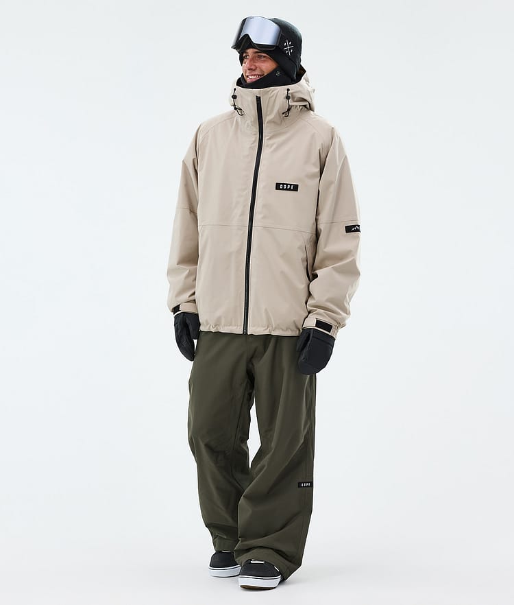 Dope Big Snowboardbyxa Herr Olive Green, Image 2 of 5