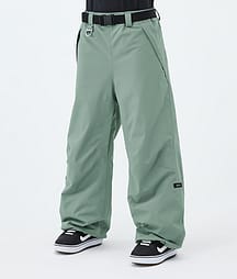 Dope Big W Snowboardbyxa Dam Faded Green