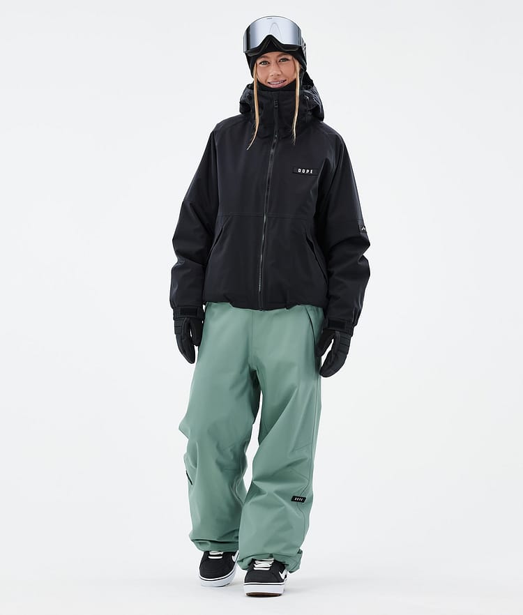 Dope Big W Snowboardbyxa Dam Faded Green, Bild 2 av 5