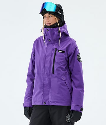 Dope Blizzard W Full Zip Snowboardjacka Vivid Purple