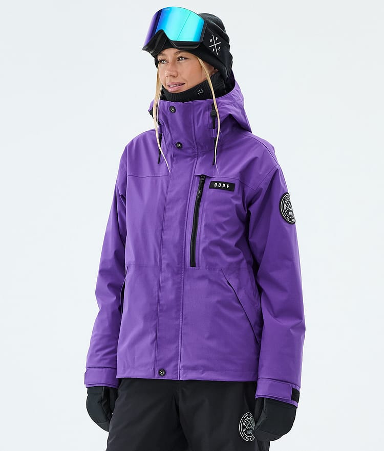 Dope Blizzard W Full Zip Snowboardjacka Dam Vivid Purple, Bild 1 av 9