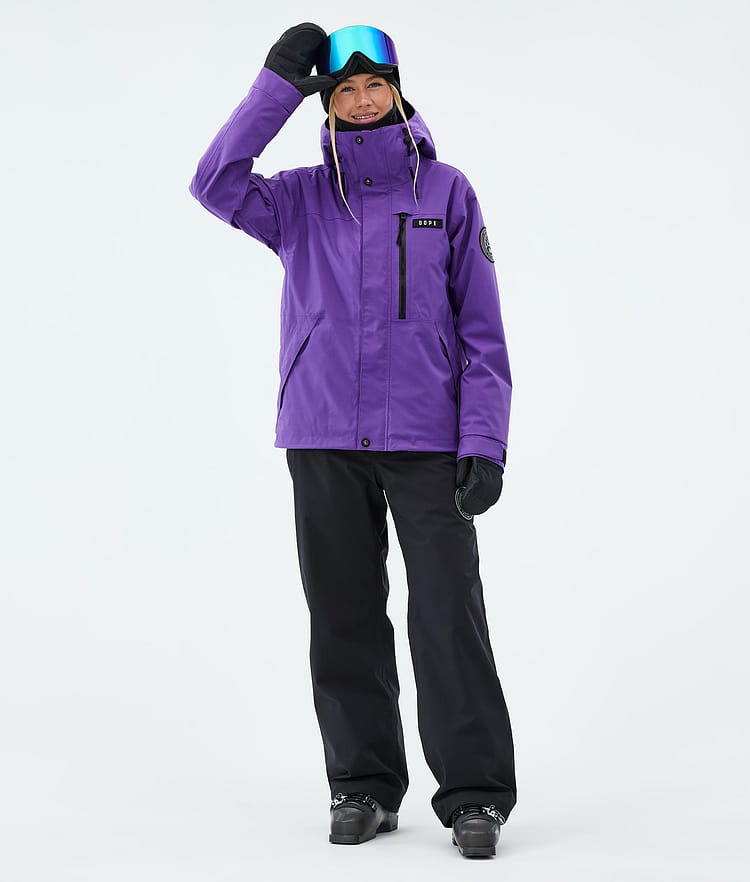 Dope Blizzard W Full Zip Skidjacka Dam Vivid Purple, Image 2 of 9