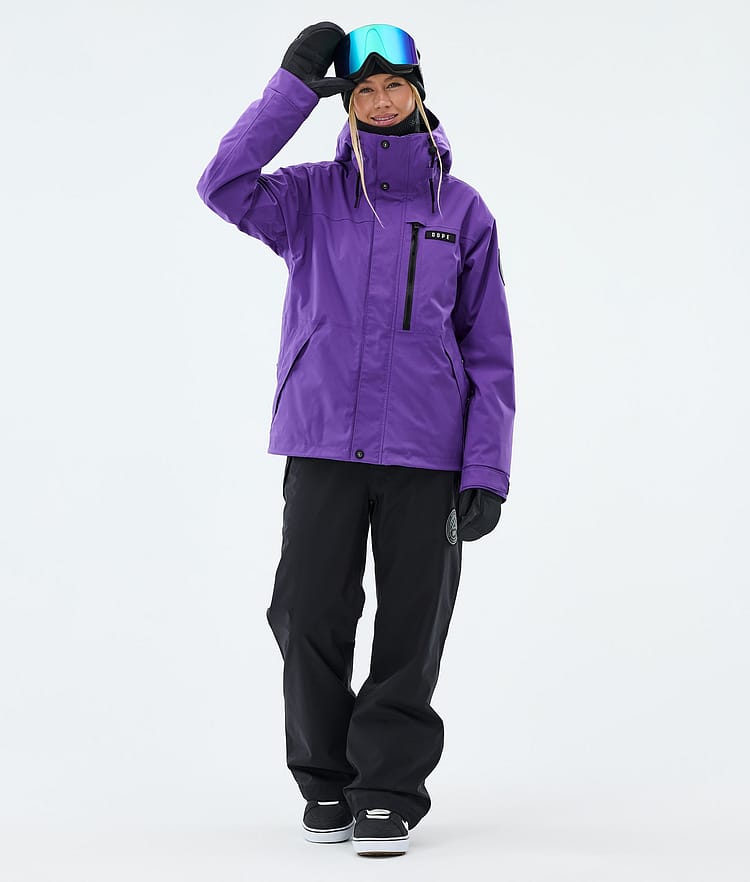 Dope Blizzard W Full Zip Snowboardjacka Dam Vivid Purple, Bild 2 av 9