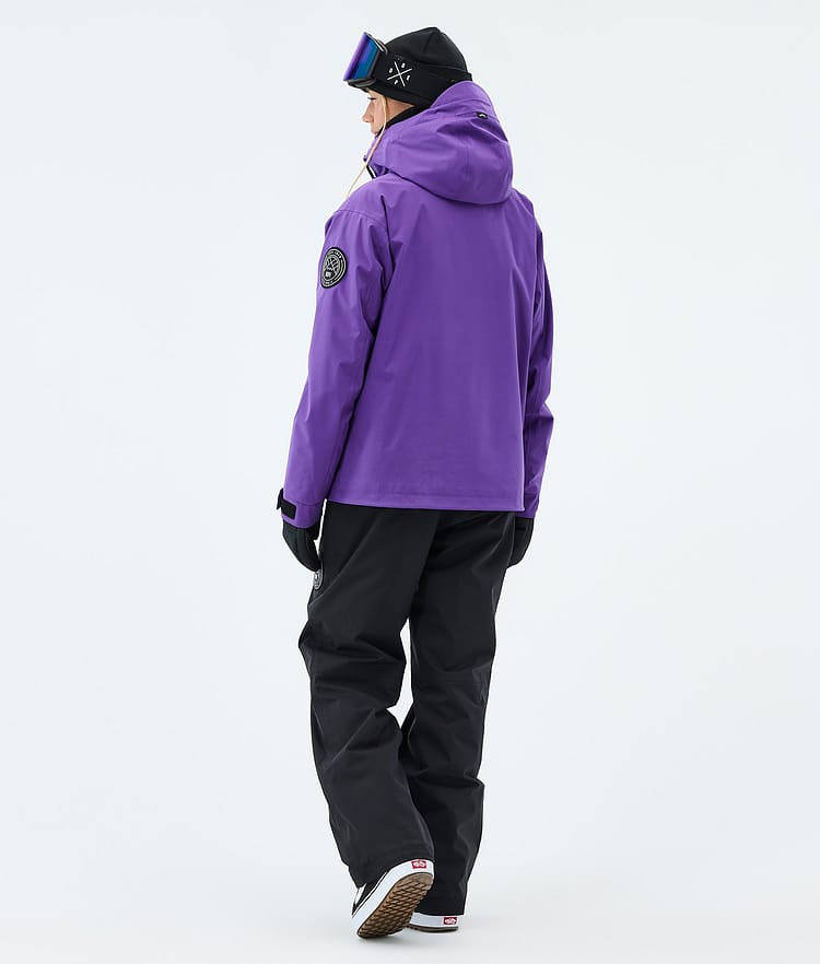 Dope Blizzard W Full Zip Snowboardjacka Dam Vivid Purple, Bild 3 av 9