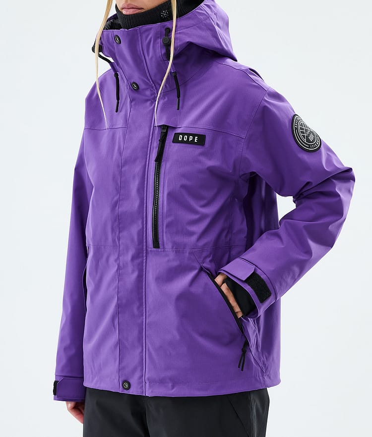 Dope Blizzard W Full Zip Skidjacka Dam Vivid Purple, Image 7 of 9