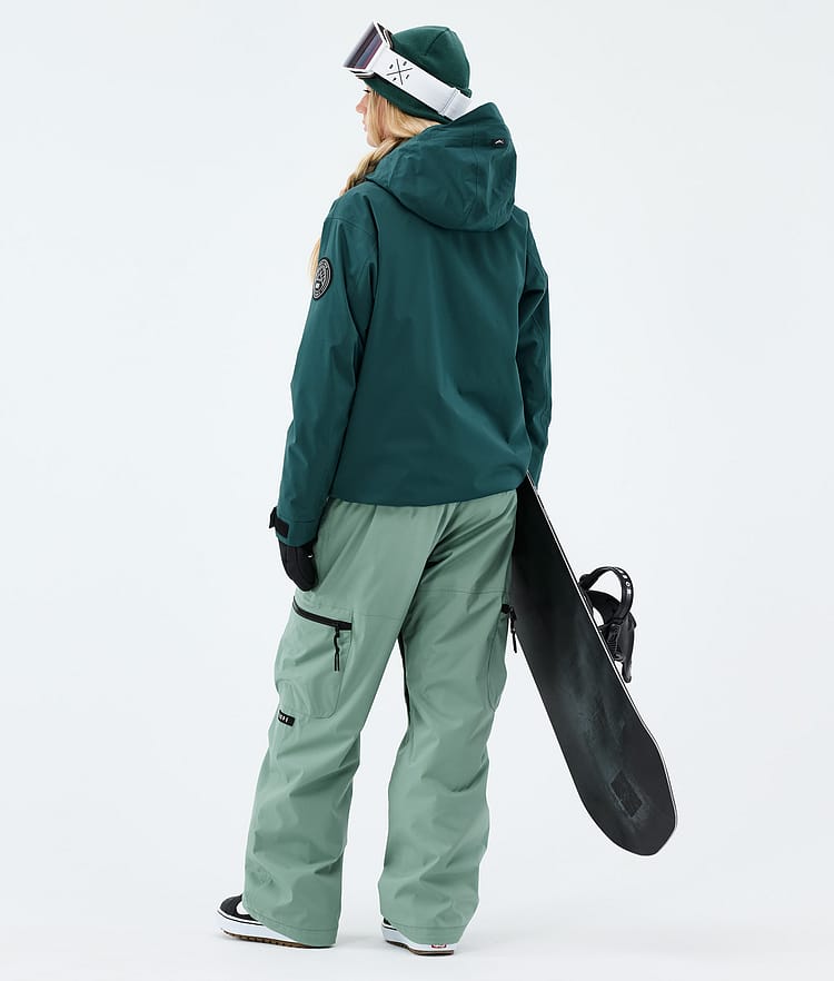 Dope Blizzard W Full Zip Snowboardoutfit Dam Bottle Green/Faded Green, Image 2 of 2