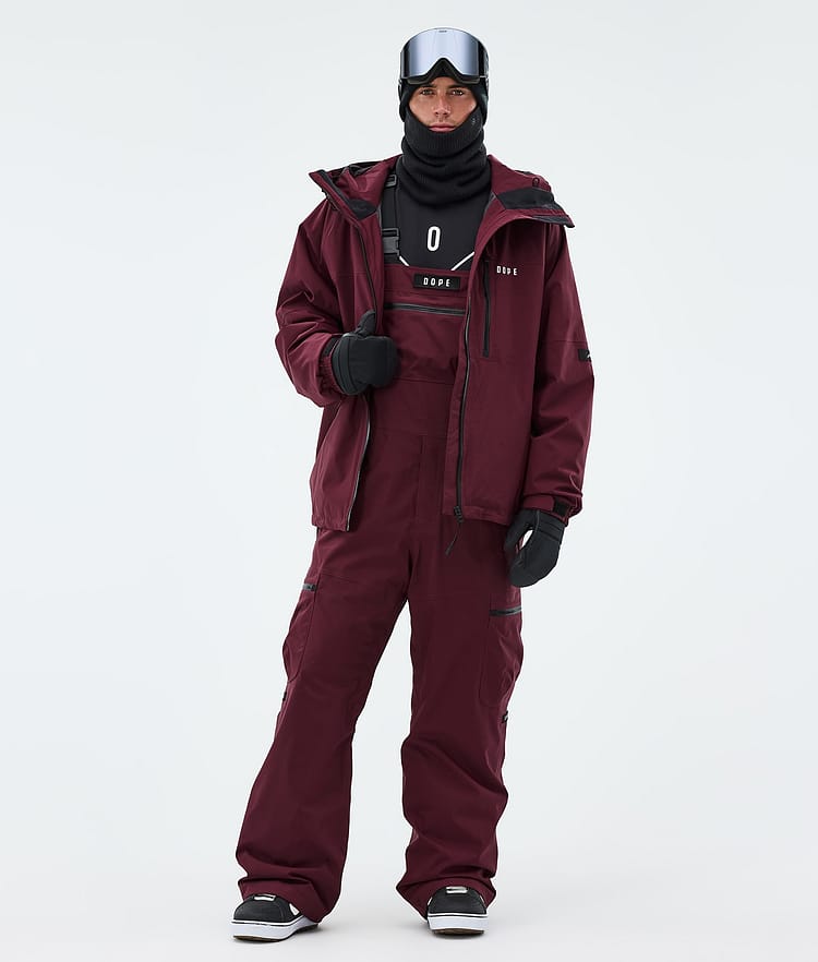 Dope Vertex Snowboardbyxa Herr Burgundy, Bild 2 av 7